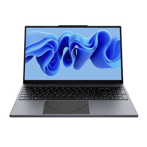 TK-E157 Laptop front view with Windows 11 screen and full keyboard