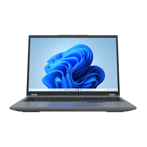 GetMi 160GTX laptop shown open on white background