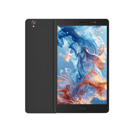 GetMi TK-E89GCN touch screen tablet showing sleek black design