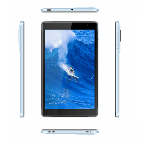 Slim Android tablet, multiple views