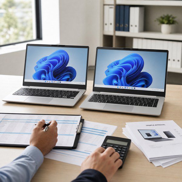 [intel-amd-laptop-order-comparison-600.jpg](C:\\Users\\Admin\\Desktop\\Getmilaptop\\assets\\article-scenes\\intel-vs-amd-business-laptop-order\\intel-amd-laptop-order-comparison-600.jpg)Intel vs AMD business laptop comparison