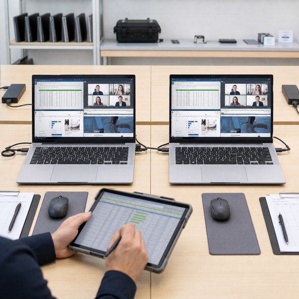 [matched-business-laptop-workload-test-600.jpg](C:\\Users\\Admin\\Desktop\\Getmilaptop\\assets\\article-scenes\\intel-vs-amd-business-laptop-order\\matched-business-laptop-workload-test-600.jpg)Matched business laptop workload test
