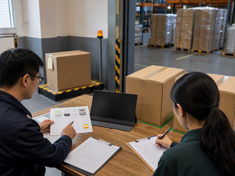 Portable monitor shipment release review