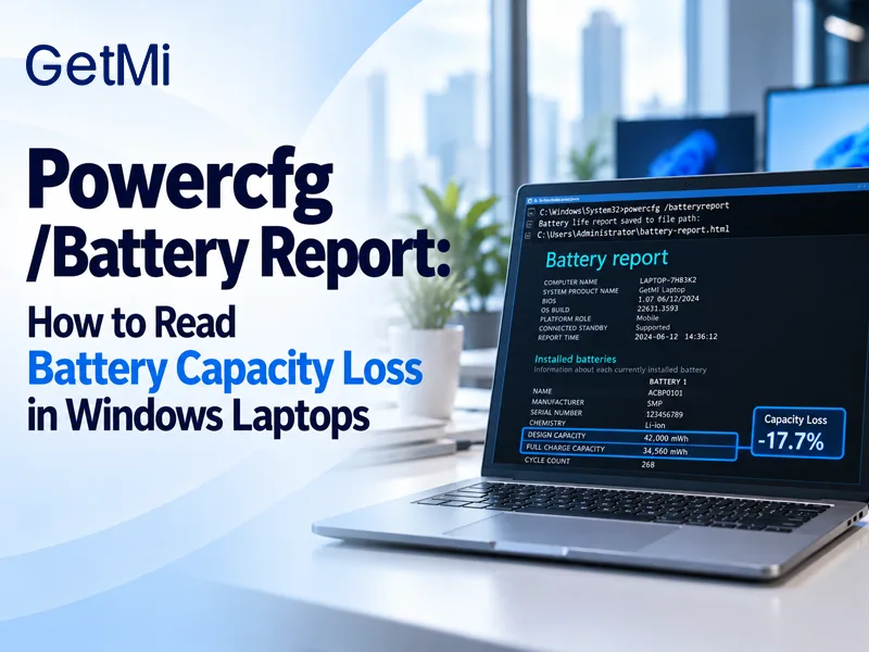 Powercfg Battery Report