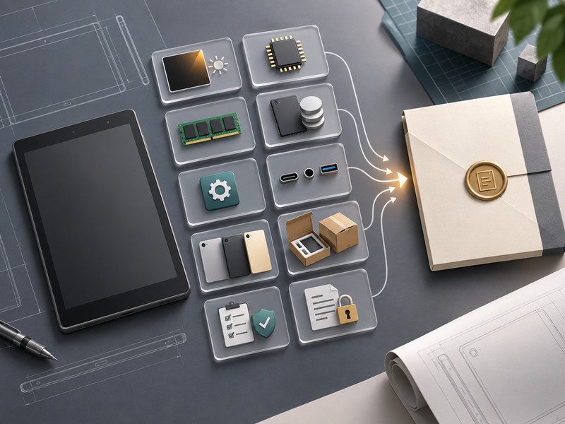 custom tablet quote requirement package