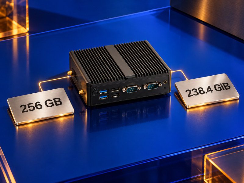 256 GB vs 238.4 GiB storage conversion