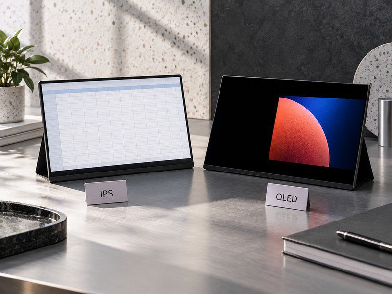 ips oled panel architecture comparison