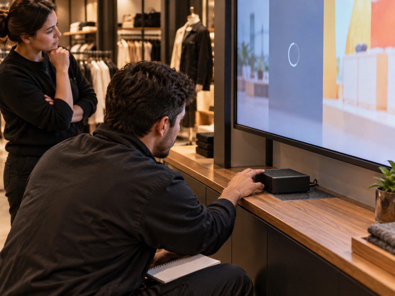 [mini-pc-retail-signage-pilot-test.jpg](C:/Users/Admin/Desktop/Getmilaptop/assets/article-scenes/mini-pc-wholesale-retail-digital-signage/mini-pc-retail-signage-pilot-test.jpg)Retail mini PC signage pilot test