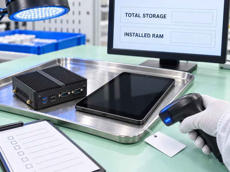 production sample storage ram check